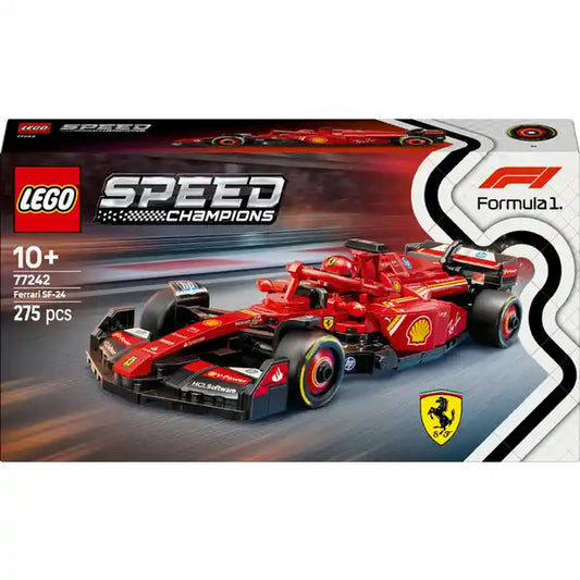 🏎️ LEGO SPEED CHAMPIONS: Ferrari SF-24 F1 Rennauto (77242) – NEU – leichte Verpackungsschäden
