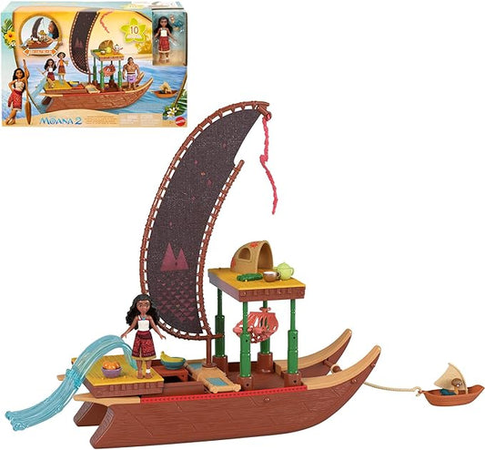 🌊 Disney Vaiana 2 – Abenteuerkanu Spielset von Mattel (JBT78)