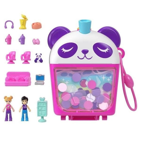 🧋🐼 Polly Pocket – Bubble Tea Pandas Spielset mit Zubehör